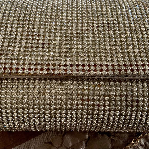 Diamanté Evening Clutch with shoulder chain - Picture 2 of 11